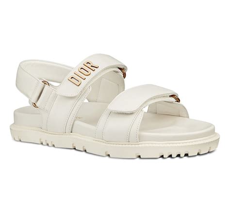 dior act sandals white|DiorAct Dior Sandals for Women .